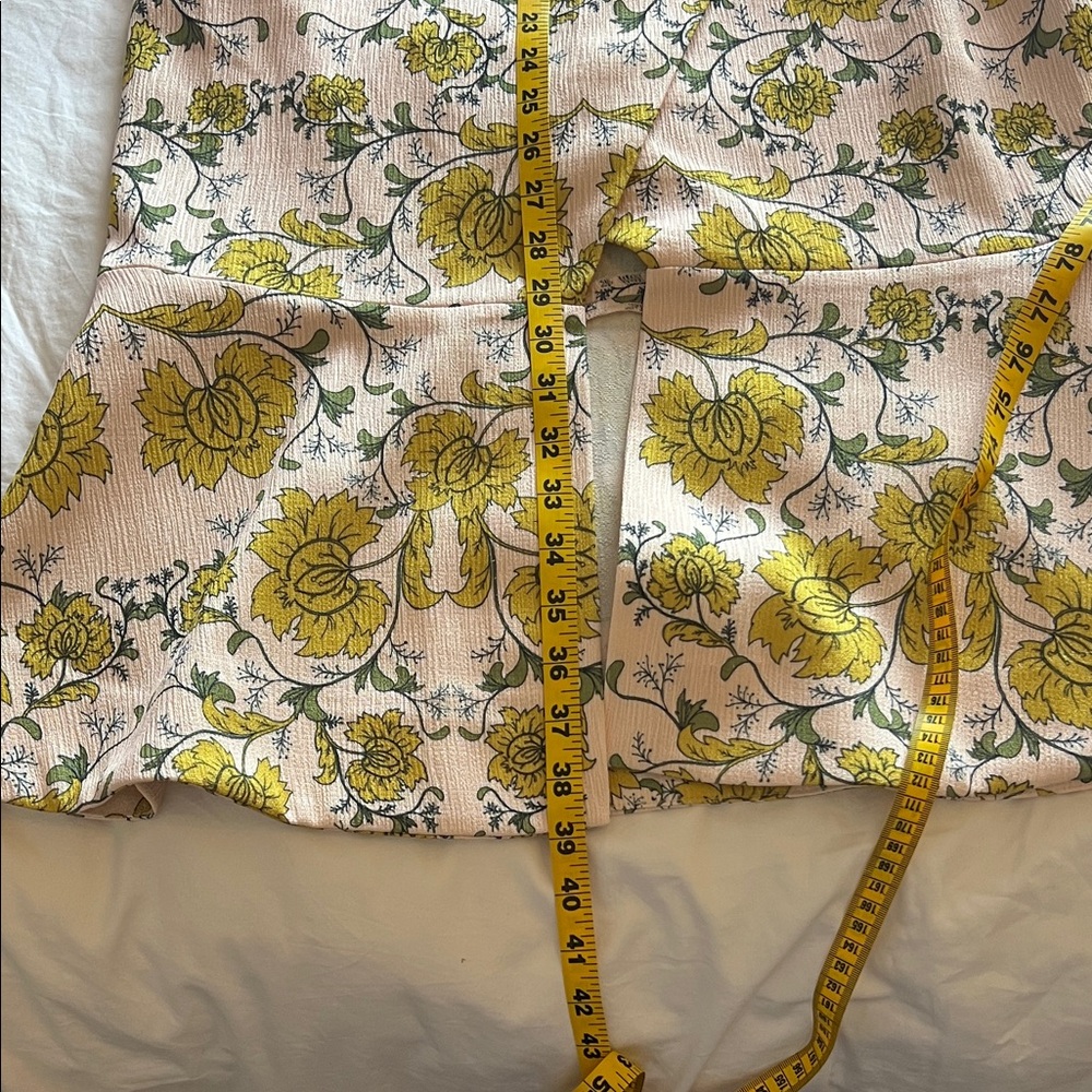 KEEPSAKE the Label Floral Strapless Midi Dress - Yellow & Pale Pink - Picture 8 of 9